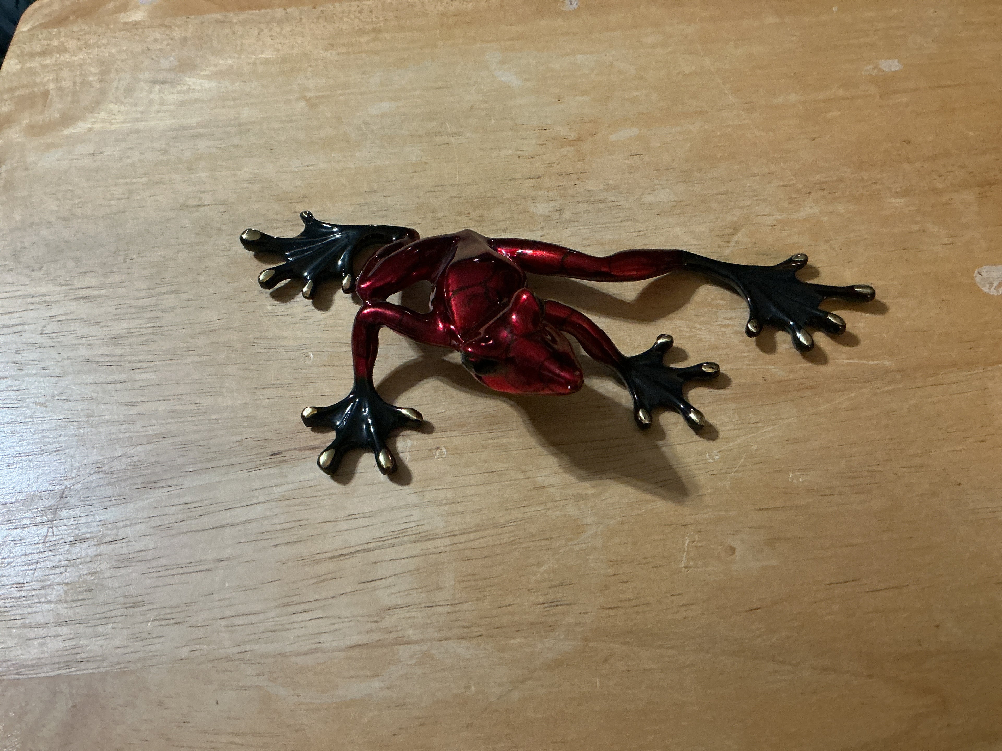 Barry Stein Enameled Bronze Frog
