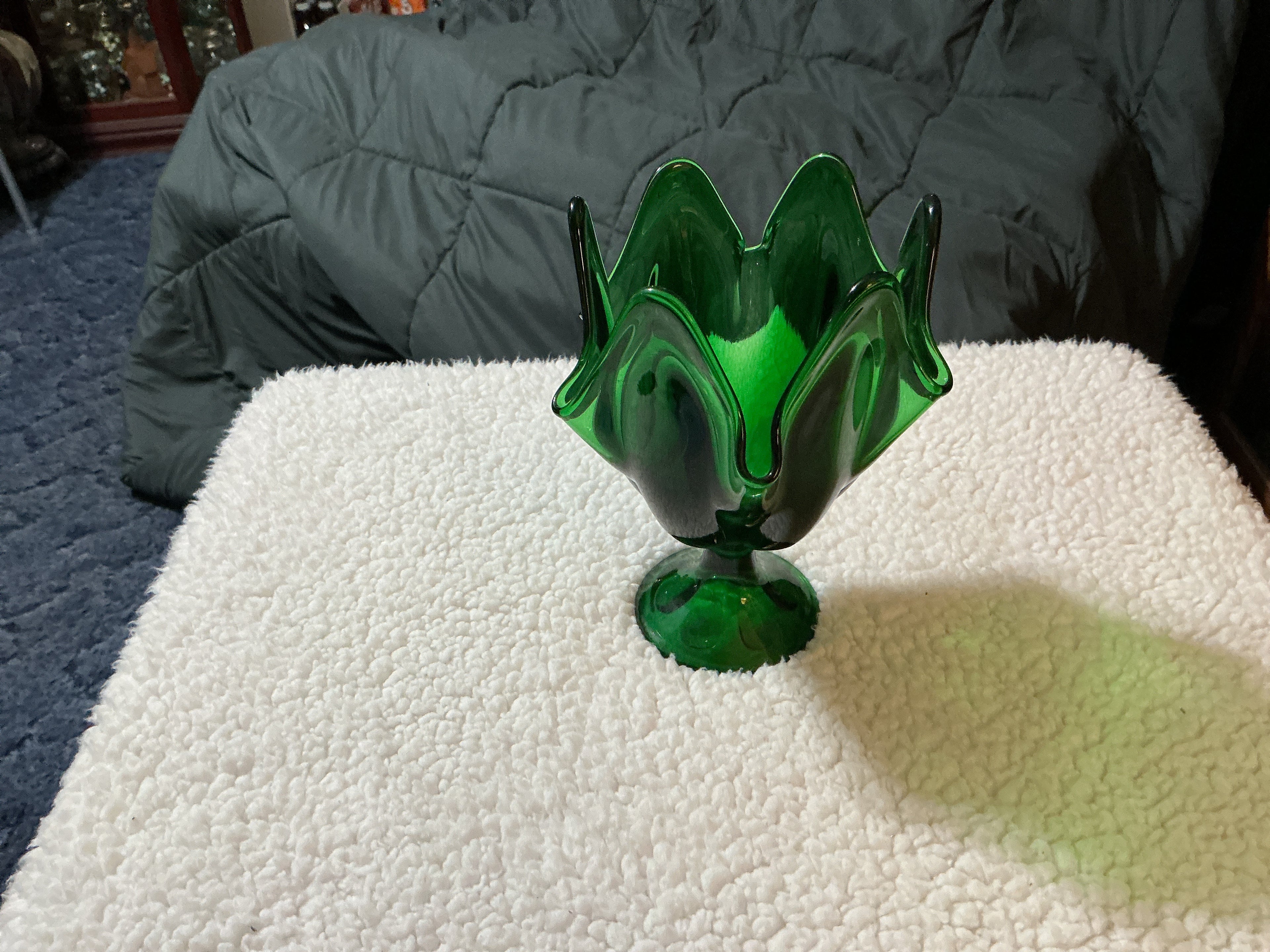 Emerald Green Viking Glass