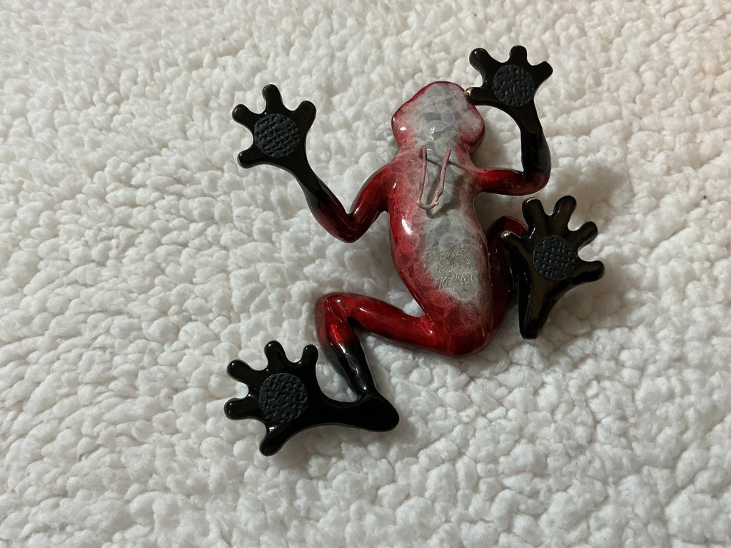 Barry Stein Enameled Bronze Frog