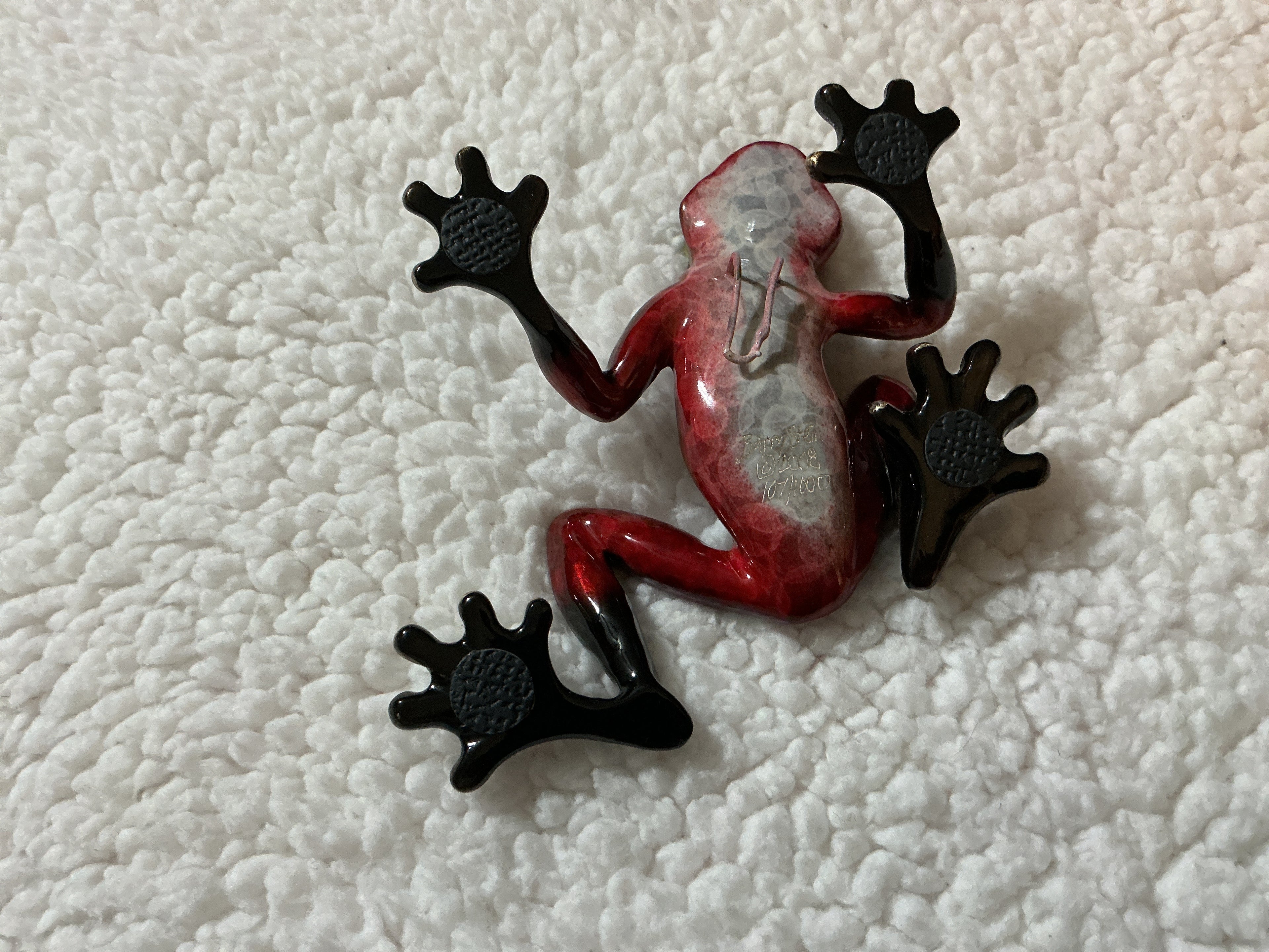 Barry Stein Enameled Bronze Frog