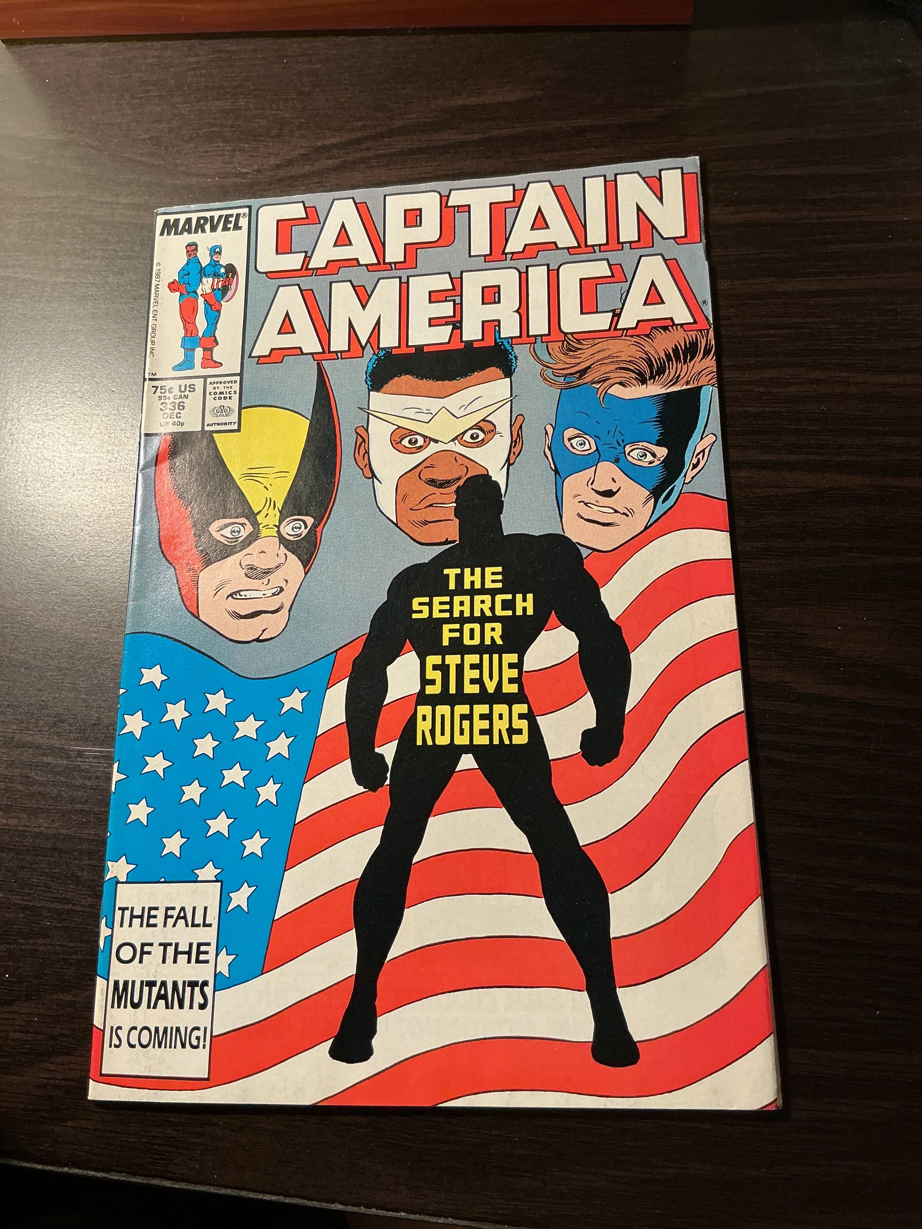 1987 Marvel Captain America Comic Book